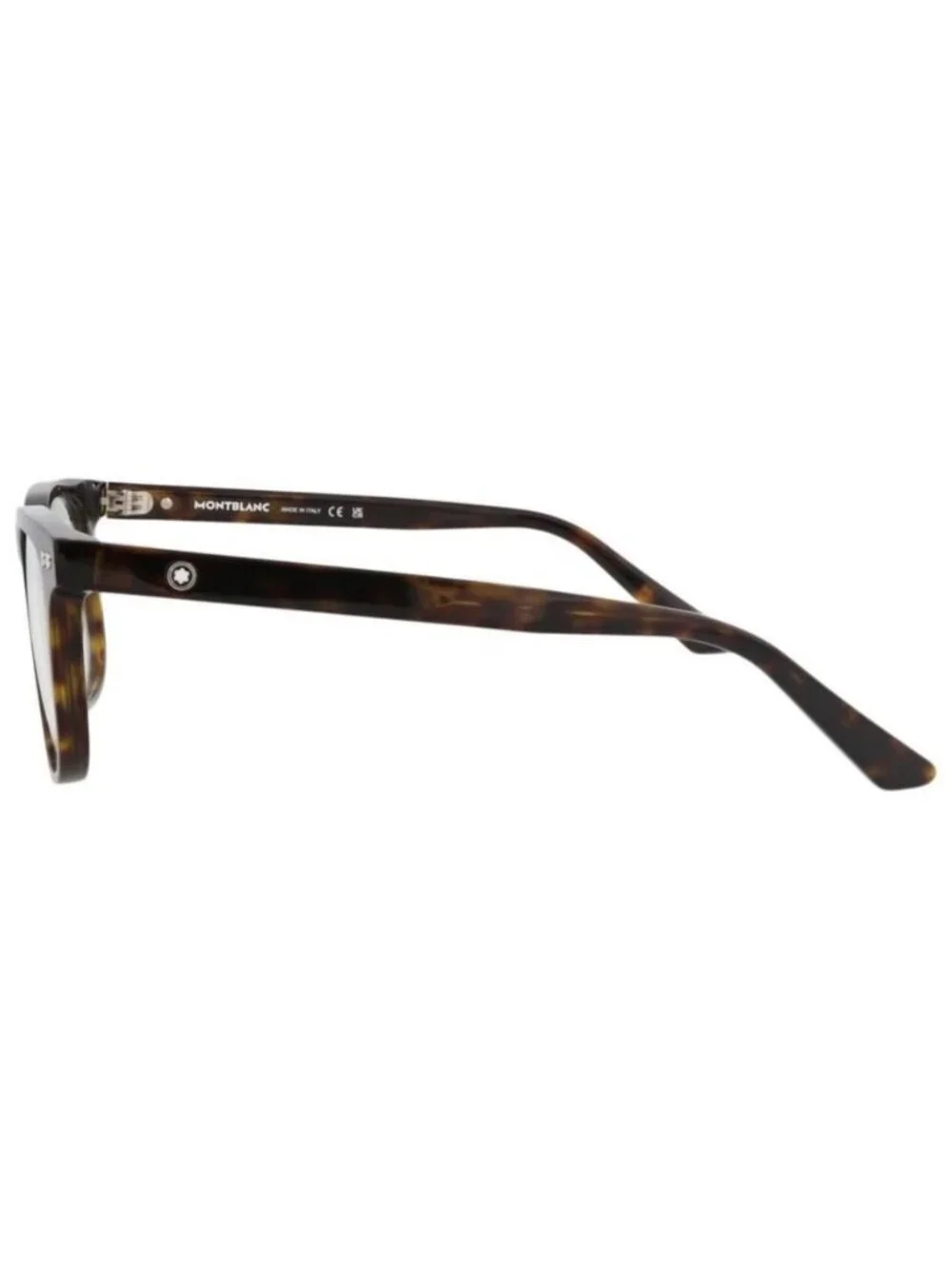New Montblanc Mens Square/Rectangle Havana Havana Transparent Fashion Designer E